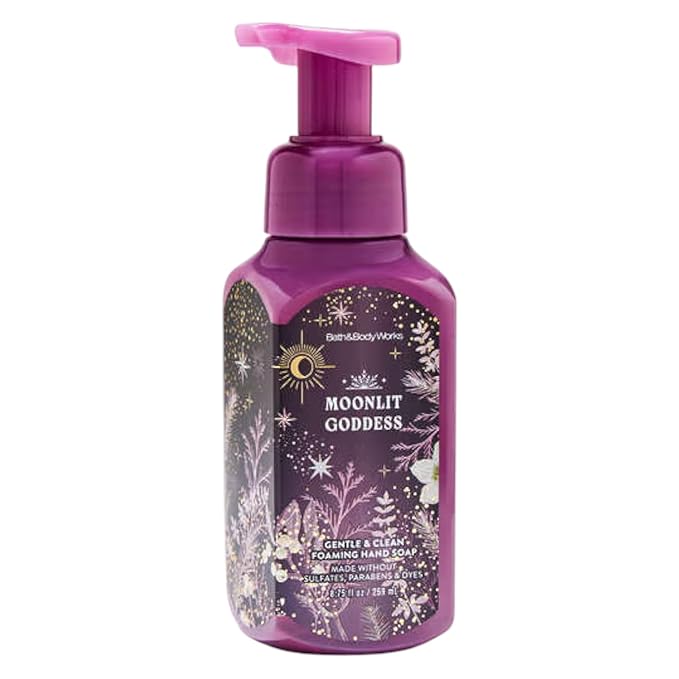 Bath & Body Works Gentle & Clean Foaming Hand Soap, Moonlit Goddess Scent, Non-Drying, Made Without Sulfates & Parabens, Foaming Hand Wash for Kitchen & Bathroom, 8.75 fl oz - 1 Pack
