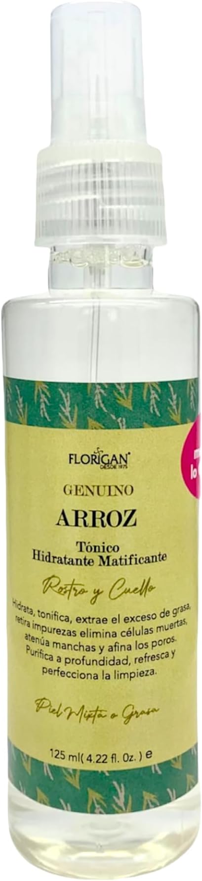 Face Moisturizing & Mattifying Rice Tonic Florigan® 125ml.