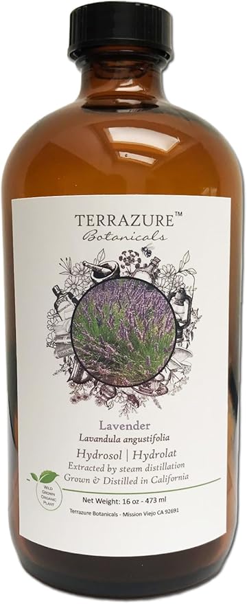 Lavender Hydrosol - Organically grown - 16oz
