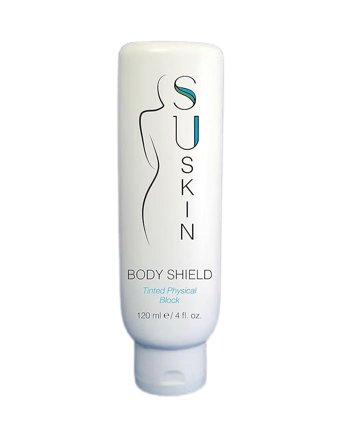 Su-Skin Body Shield Tinted Mineral Sunscreen for Body SPF Zinc Oxide Titanium Dioxide
