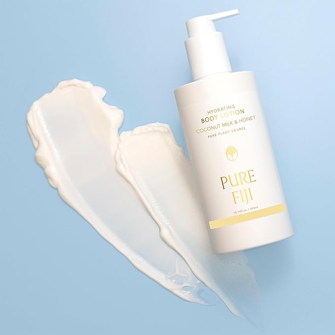 PURE FIJI Hydrating Body Lotion, Coconut Milk & Honey (10.14 Fl.Oz /300ml)