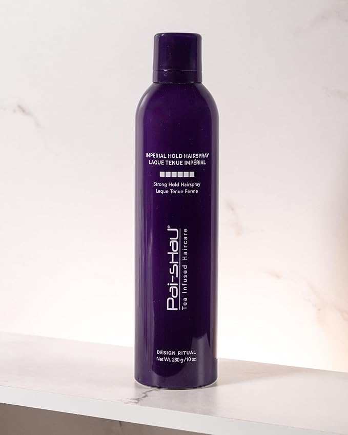 Pai Shau - Imperial Hold Hairspray, Extra Strong Hold Hairspray for Long Lasting Style, Fast Drying Hair Spray with Shine and Humidity Protection (10 Fl Oz)