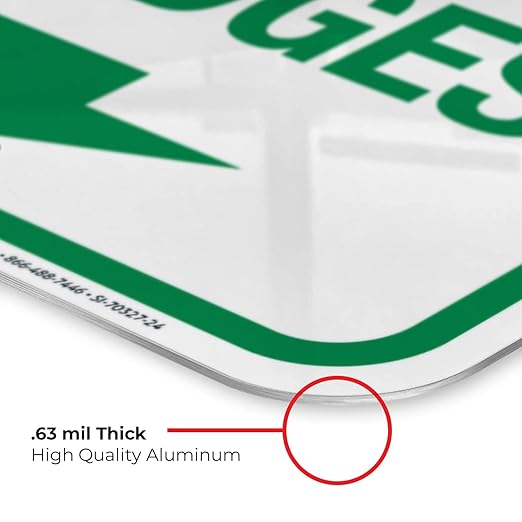 Recycle Toner Cartridges Sign, 18x24 Inches, Rust Free .063 Aluminum, Fade Resistant, Made in USA