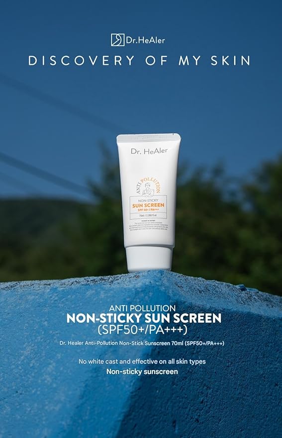 Dr.Healer Anti Pollution Non-Sticky Sun Screen SPF 50+/ PA+++ Korean Skin Care