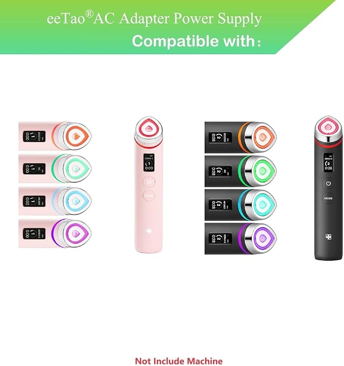 5V 2A USB Type C Replacement Charger Compatible with medicube Age-R ME-BPRO MEBPRO Booster Pro 6-in-1 Real Glass Glow Beauty Massager | Looking Glass Skin Power Supply Cord Cable