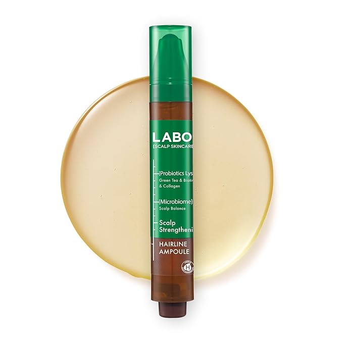 LABO.H Scalp Strengthening Roll-On Serum - Korean Hair Anchoring Serum for Daily Massage and Hair Growth | Vegan | Anti-Loss Treatment | Cooling & Soothing Relief with Rosemary Oil, 0.50 Fl oz.