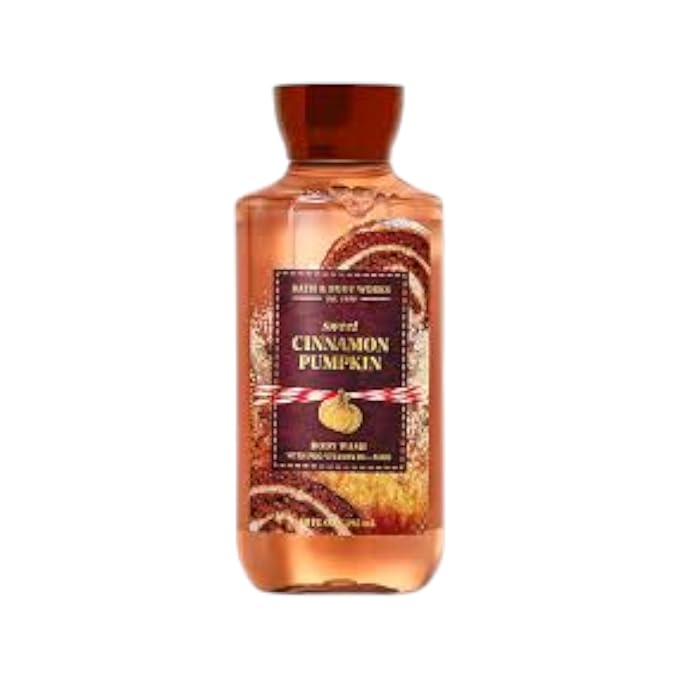 Bath & Body Works Sweet Cinnamon Pumpkin Signature Collection Shower Gel For Women10 fl oz (Sweet Cinnamon Pumpkin)