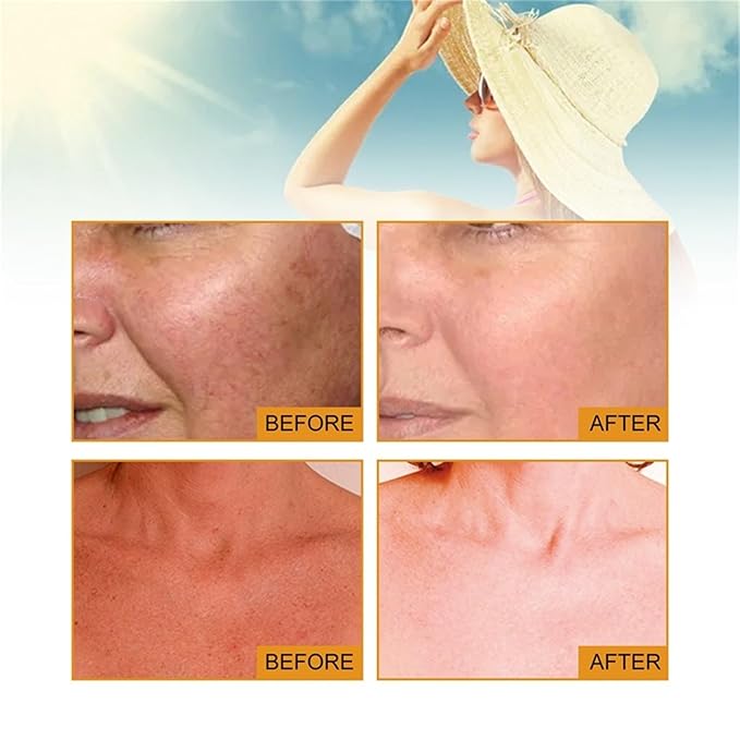 Clear Sunscreen For Face SPF50,Portable Universal Protector Solar,Travel Size Moisturizing Sunscreen for Sun Protection & Skin Care,Lightweight,Refreshing and Does Not Harm The Skin (Clear*2)