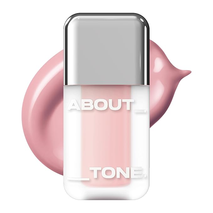 ABOUT TONE Skin Layer Fit Blusher – Semi Matte Cover Fit & Semi Glow Water Fit – High-Fitting Liquid Blush for Longwear Color, Intense Pigment, Smooth Adhesion – Korean Beauty (W06 WARM COCOA)