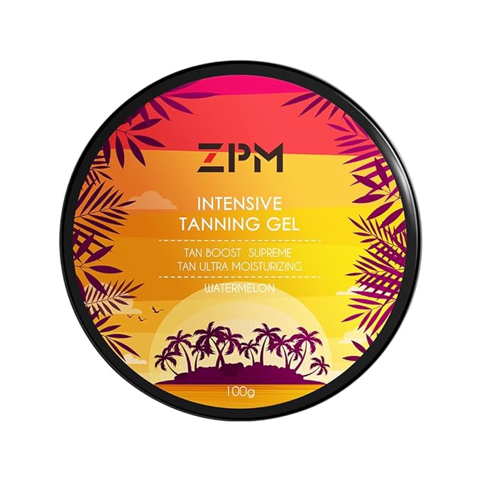 Extreme Dark Intensive Tanning Gel，Dark Tanning Gel For Outdoor Sun, Natural Intense Tanning Butter With Watermelon Scent For Faster Darker Tan,Vegan and Cruelty-Free, Spf0 100g