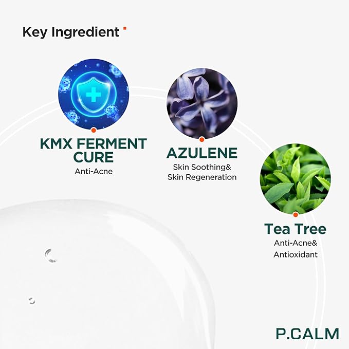 P.CALM Barrier Cycle Toner – Azulene & Centella Asiatica for Deep Hydration & Skin Barrier Strengthening, Korean Vegan Facial Toner for Sensitive Skin (500ml / 16.9 fl.oz)