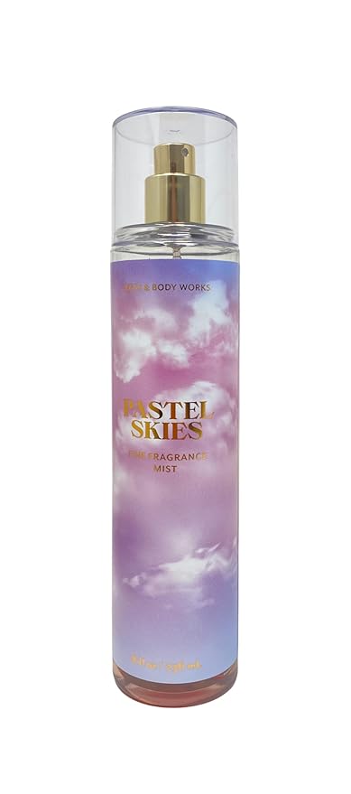 Bath & Body Works Pastel Skies 3 Fine Fragrance Mists with a Peach Gardenia Bar Soap