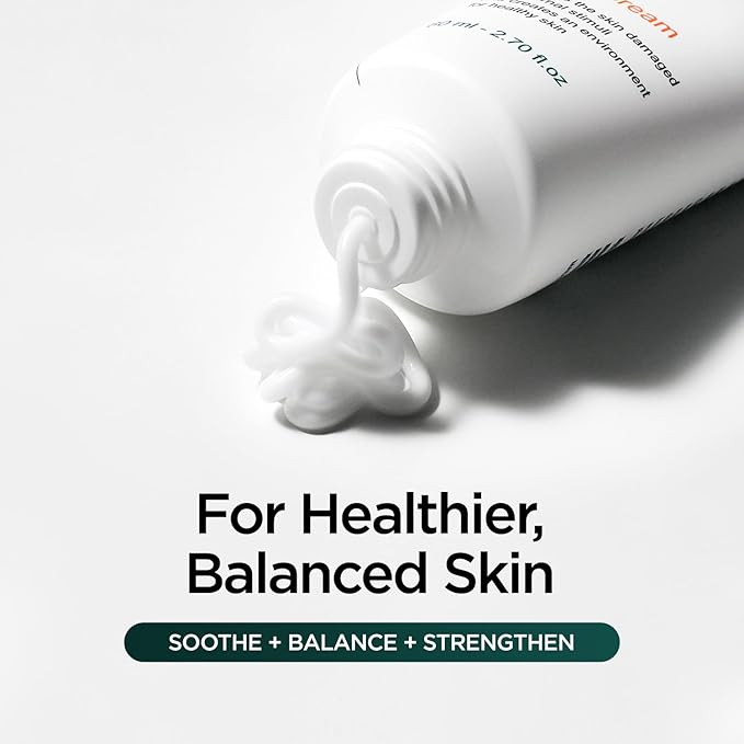 P.CALM Cato Cream | Glutathione & Centella Asiatica for Barrier Repair, Moisturizer for Blemish Marks & Deep Hydration, Daily Face Cream for Sensitive Skin | Korean Vegan Skincare, 80ml / 2.70 fl.oz