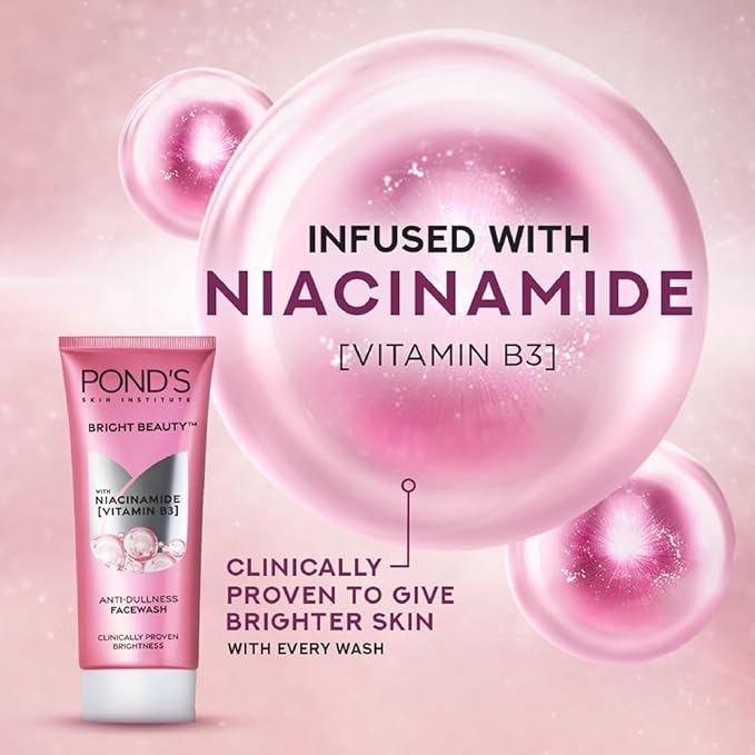 Pond's White Beauty Daily Facial Foam Spot-Less Rosy White 100g / 3.5 oz