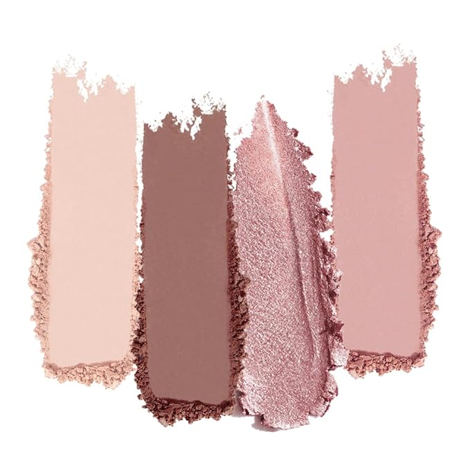 Mini Neutral Nude Cool-Toned Eyeshadow Makeup Palette with Mirror – Matte & Shimmer High Pigment Blendable Long-Lasting Mini Everyday Eye & Contour Makeup Palette, Perfect for Blue, Green & Brown Eyes