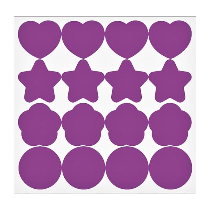 3 pieces Purple UV Stickers for Sunscreen, 48 Count UV Detection Reminder Waterproof UV Stickers, Know When to Re-Apply Sunscreen, UV Detecting Patches for Beach, Swimming Sunscreens
