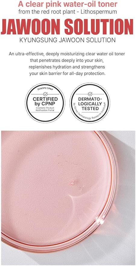 Kyungsung Jawoon Solution 110 ml / 3.71 fl oz – Hydrating Facial Essence & Toner-Serum Solution