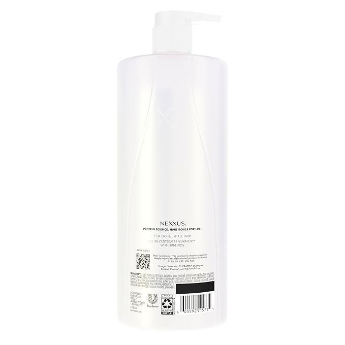 Nexxus Humectress Conditioner for Ultimate Moisture for Dry Hair Powered by POLYSOFT HYDRATOR Technology with Tri-lipids 33.8 oz