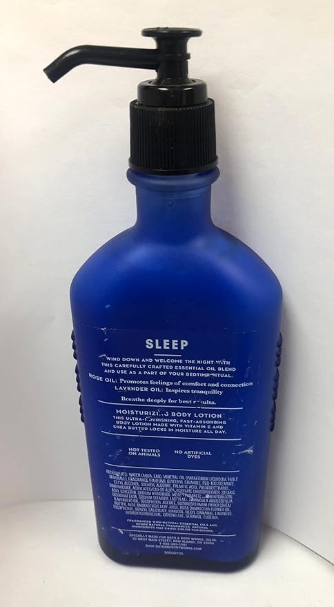 Bath and Body Works Aromatherapy Sleep - Rose + Lavender Body Lotion, 6.5 Fl Oz, 1