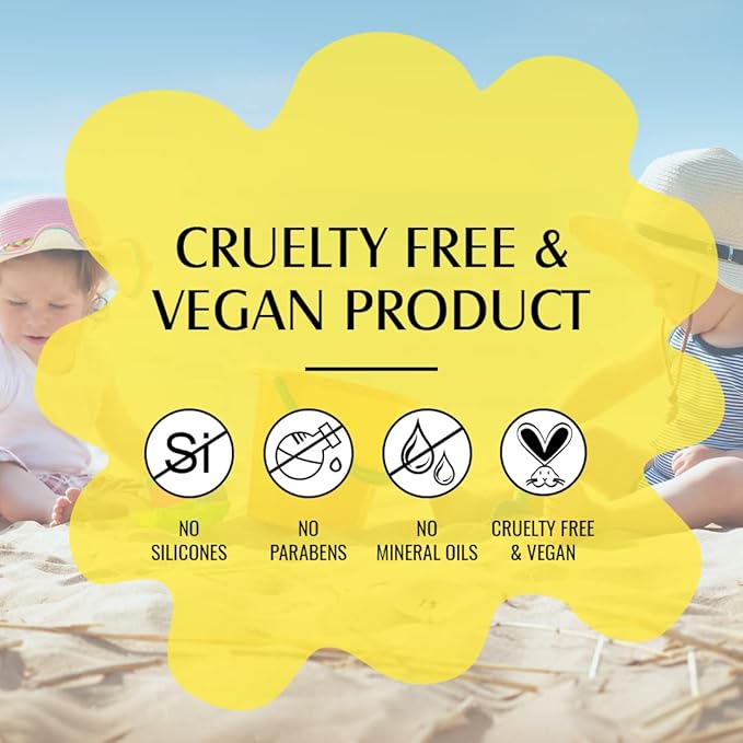 Mom & World Mineral Based Kids Sunscreen Spray SPF 50, Water Resistant, UVA/UVB PA+++, 120ml - Safe for Baby and Kids