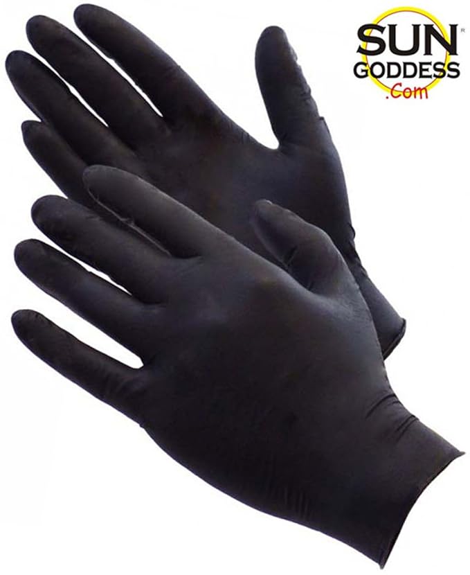 Sun Goddess - NINE (9) Sunless Self Tanning Lotion Samples + 1 Sunless Self Tanning Applicator Mitt + 1 Pair Sunless Self Tanning Application Gloves - Sun Goddess - Best Sunless Self Tanner Lotion