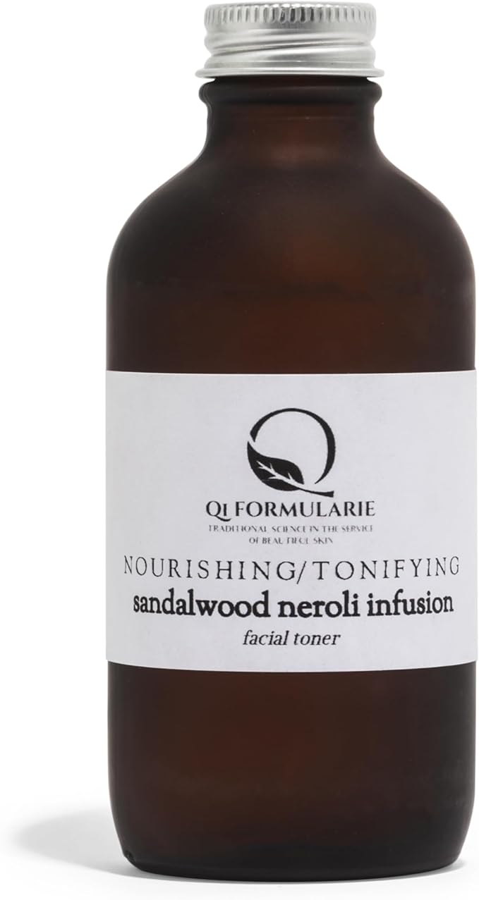 Nourishing Facial Toner, Sandalwood Neroli Balancing Infusion, 4 oz. Glass Bottle