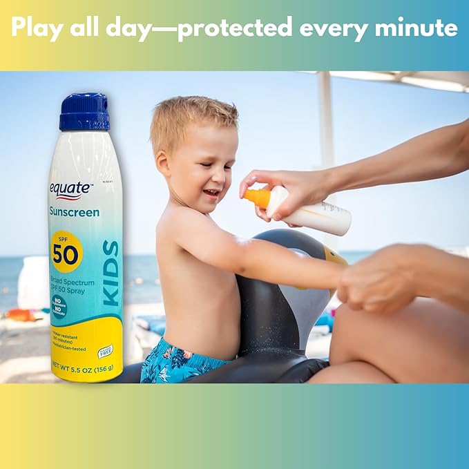 Sunscreen kids Spray SPF 50- Broad Spectrum,5.5 oz (Pack of 1)