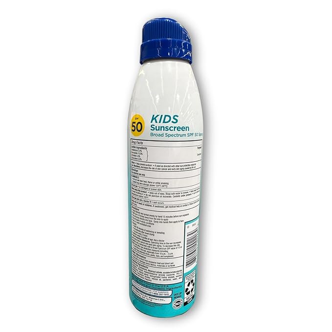 Sunscreen kids Spray SPF 50- Broad Spectrum,5.5 oz (Pack of 1)