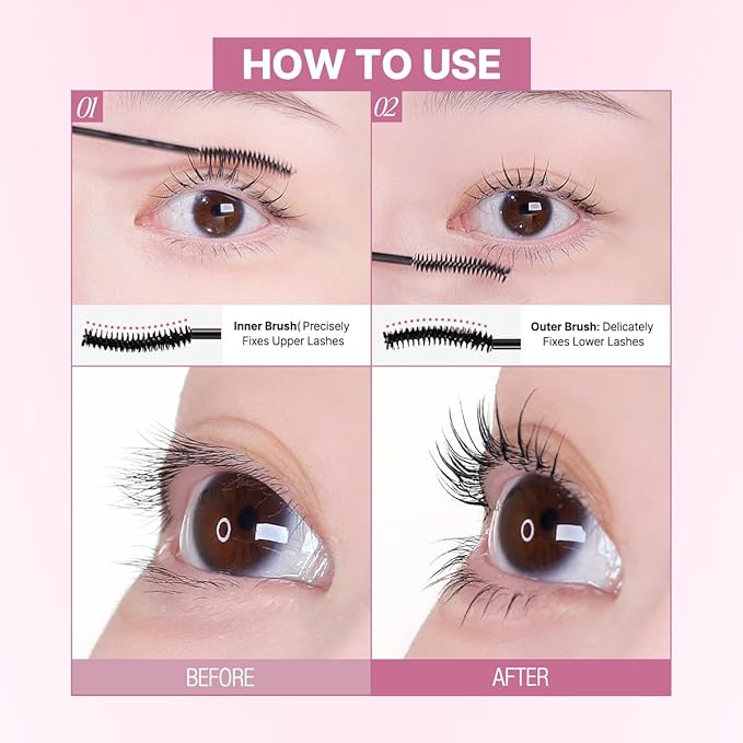 CLIO Kill Lash Superproof Mascara Fine, Waterproof Defining Mascara with Ultra-Slim Triangular Brush, Soft Grey Definition, Natural Length, Smudge-Resistant Wear (03 Mute Earl Grey)
