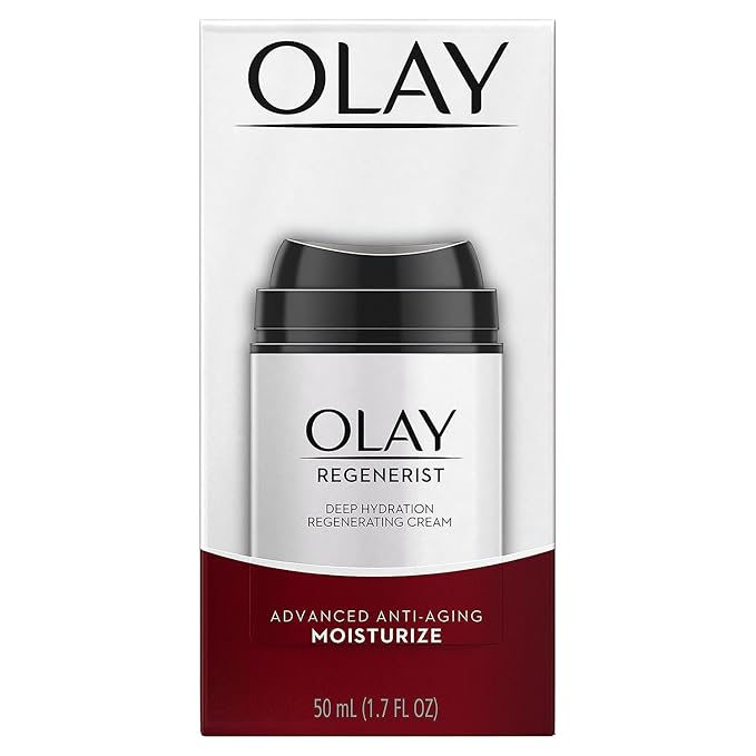 Olay Regenerist Deep Hydration Regenerating Cream Moisturizer,1.7 fl oz,(Pack of 2)