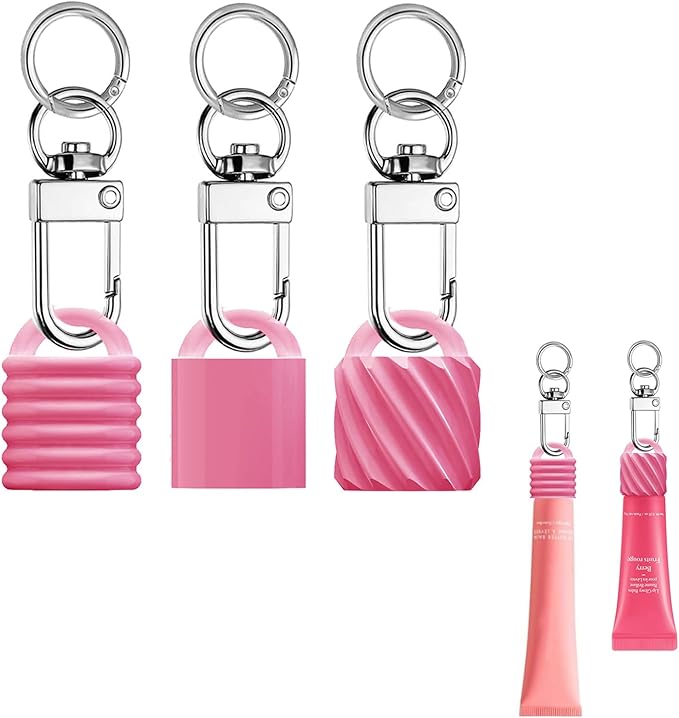 Keychain Cap Compatible with Aquaphor lip and LANEIGE lip balm(ONLY Cap)