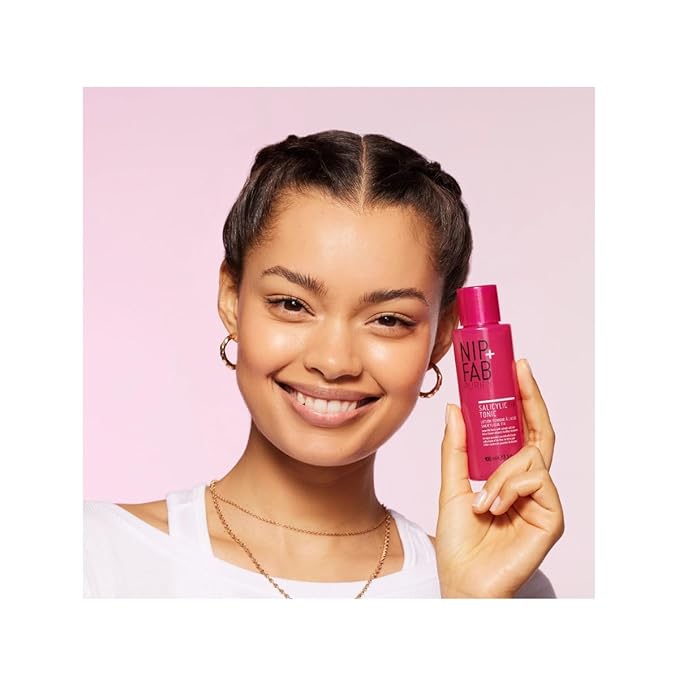 Nip + Fab Salicylic Acid Fix Tonic for Face with Witch Hazel BHA Toner for Breakouts Minimize Pores Oil Control, 3.3 Fl Oz
