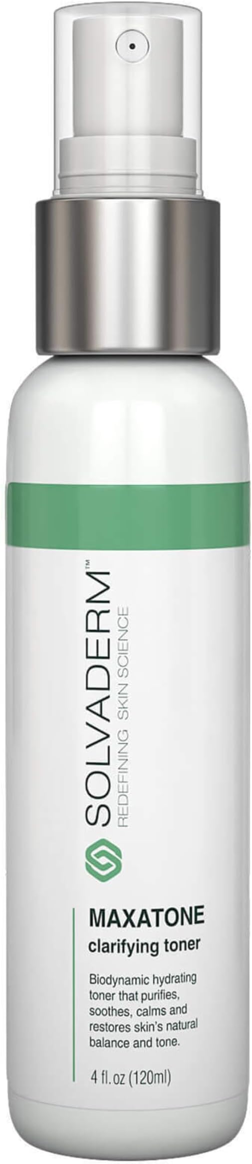 Solvaderm Maxatone Clarifying Facial Toner with Witch Hazel & Aloe – Pore Minimizer & Oil Control for Acne-Prone, Oily, or Sensitive Skin – Hydrating, Soothing, Dermatologist-Formulated