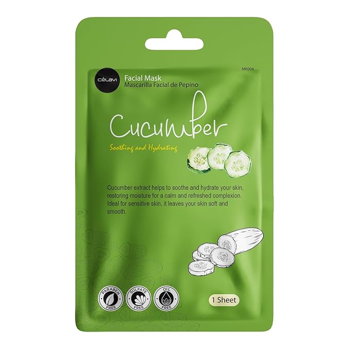 celavi Essence Facial Face Mask Paper Sheet Korea Skin Care Moisturizing 12 Pack (Mix - 2 of Each)