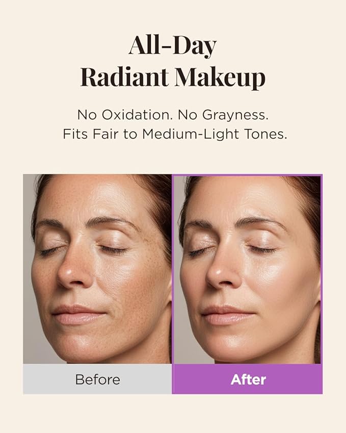RADIANCE BB CREAM 1.01 fl.oz. | Multi-Action BB Cream with Collagen & Peptides | Intense Firming & Hydrating Formula | Skin Barrier Support & Soothing Finish Cream