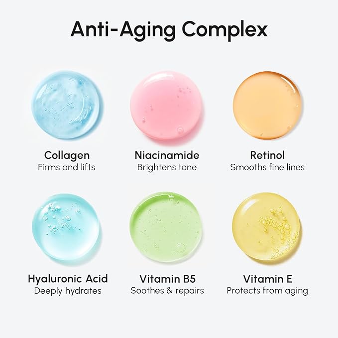 MAREE Face Moisturizer Retinol Cream for Face – Daily Wrinkle Cream for Women – Anti-Aging Face Cream – Facial Moisturizer with Collagen – Crema Hidratante Para la Cara for Skin Tightening