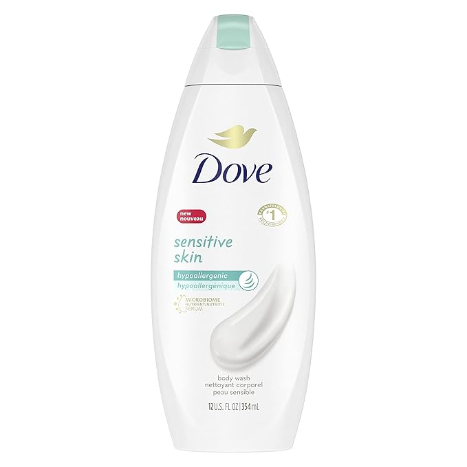 Dove Body Wash, Sensitive Skin, 12 oz