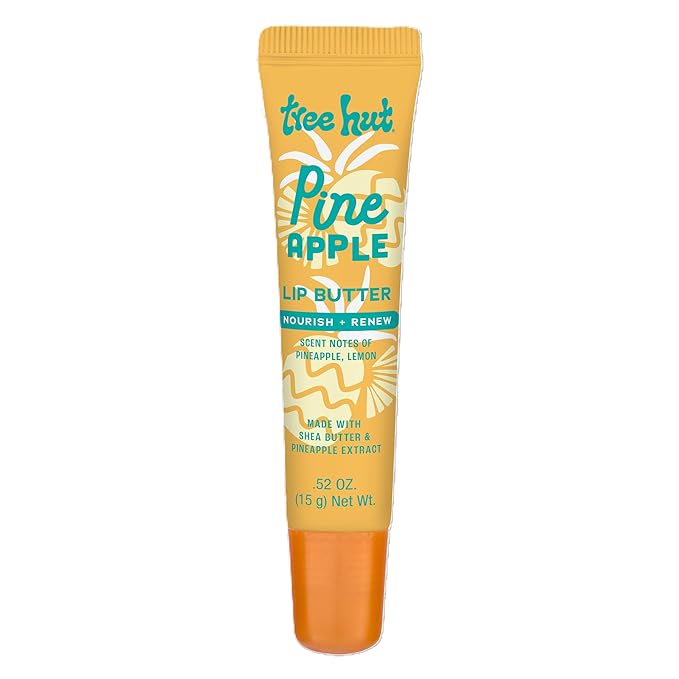 Tree Hut Pineapple Sugarlips Lip Butter, Moisturizing & Nourishing Lip Care for Smooth, Hydrated Lips, 0.52 fl oz