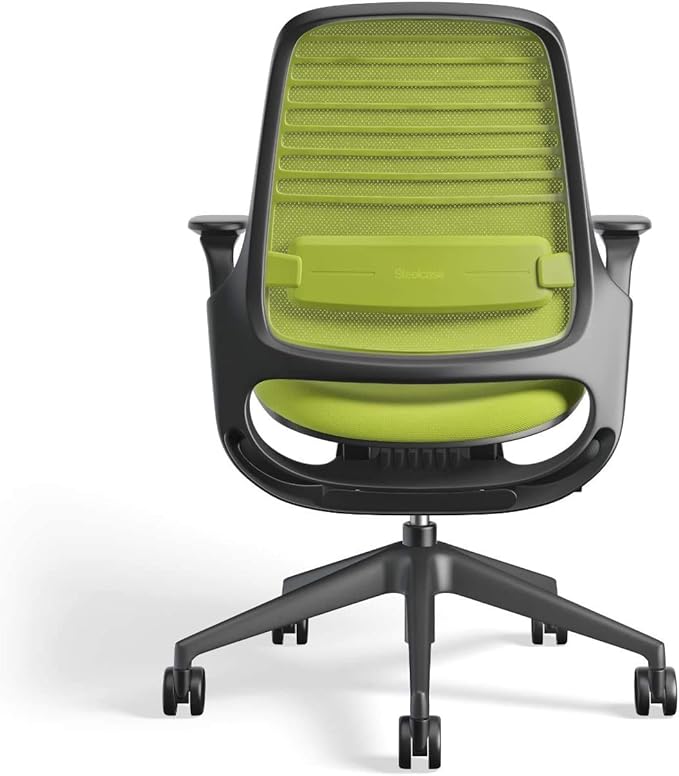 Steelcase Series 1 Work Office Chair - Wasabi, Hard Floor Casters
