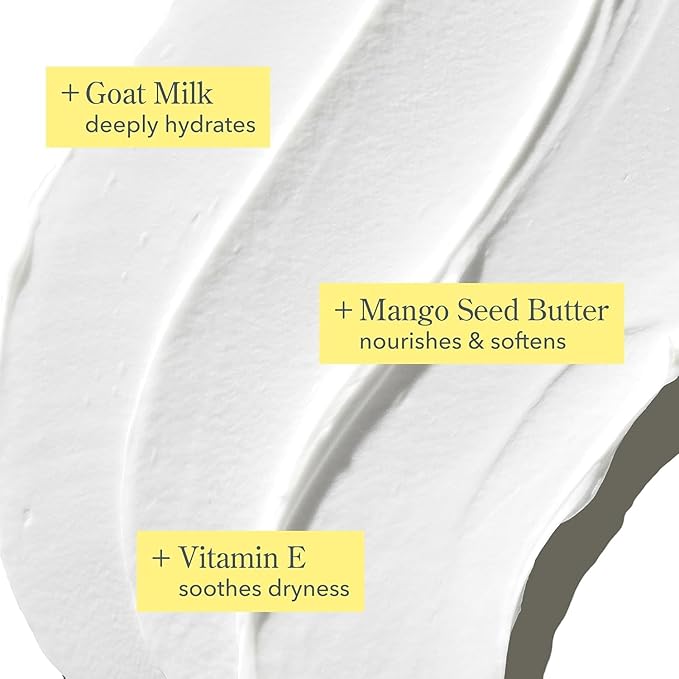 Beekman 1802 Whipped Body Cream – Rich Body Butter & Moisturizing Body Cream, Goat Milk Lotion, Shea Butter & Vitamin E, Hydrating Body Moisturizer for Dry Skin - Lavender 8 oz