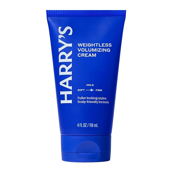 Harry's Weightless Volumizing Cream for Men - 4 fl oz - Lightweight Men's Hair Cream for Thin or Fine Hair