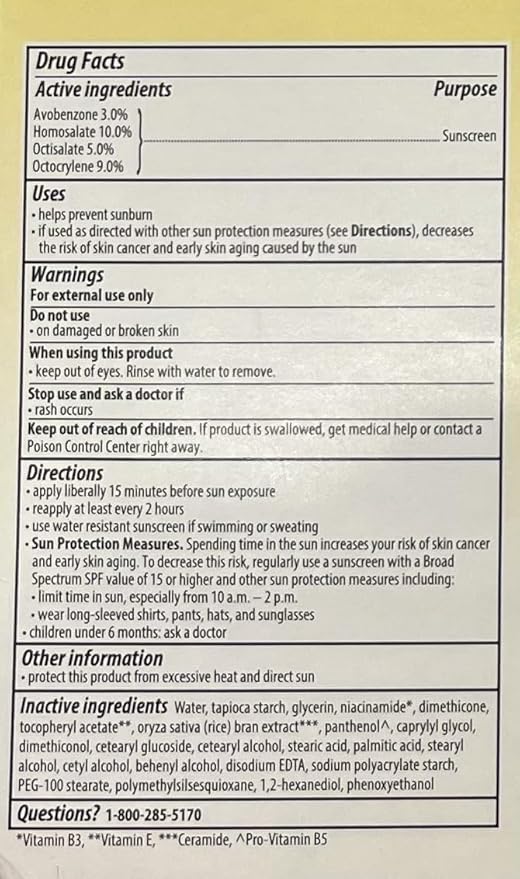 Daily Facial Moisturizer with SPF 40 Sunscreen, 2 Pack, 177 mL (6.0 FL OZ) each, 354 mL (12.0 FL OZ) Total