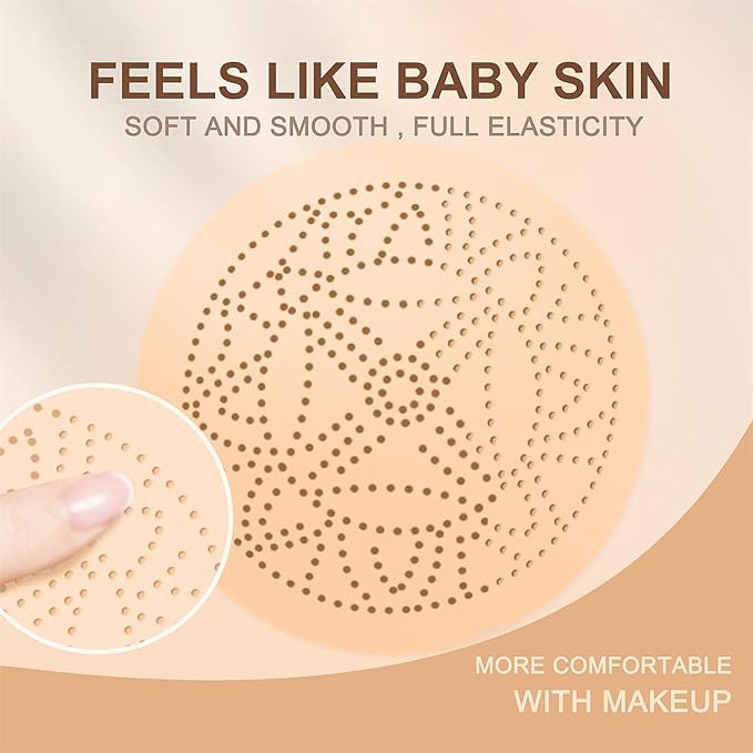 Air Cushion CC & BB Cream - Nourishing Foundation for Mature Skin, Long-Lasting Concealer to Even Skin Tone & Brighten Complexion for All Skin Types (Medium Deep)