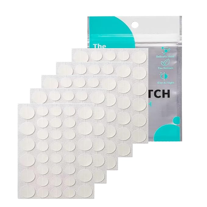 Pimple Patches for Face (180 Patches)，Clear Invisible Acne Patches，Hydrocolloid Acne Patches - Powerful Pus Absorption，Cover-Up Invisible Pimple Patches - Conceals Blemishes Completely (180)