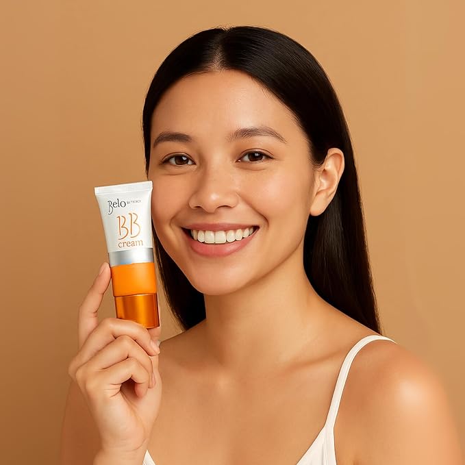 Belo Essentials Intensive BB Cream Medium Tone | Dermatologist Tested Hydrating Long-Lasting Face Makeup Primer, Concealer & Foundation | Natural Matte Finish with Medium Coverage - 50ml x 3 Bottles