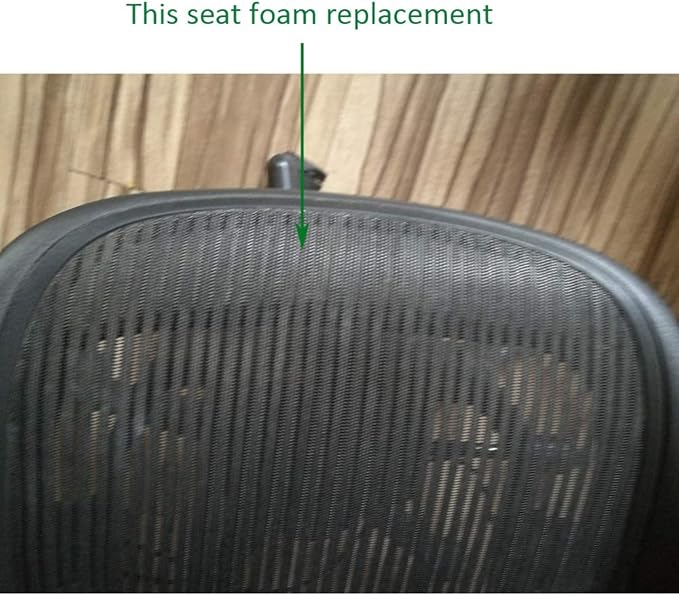 Seat Pad Foam Insert Replacement for Herman Miller Classic Aeron Office Chair A B C Size Black/Gray (Gray, A/B), MingYi.Office