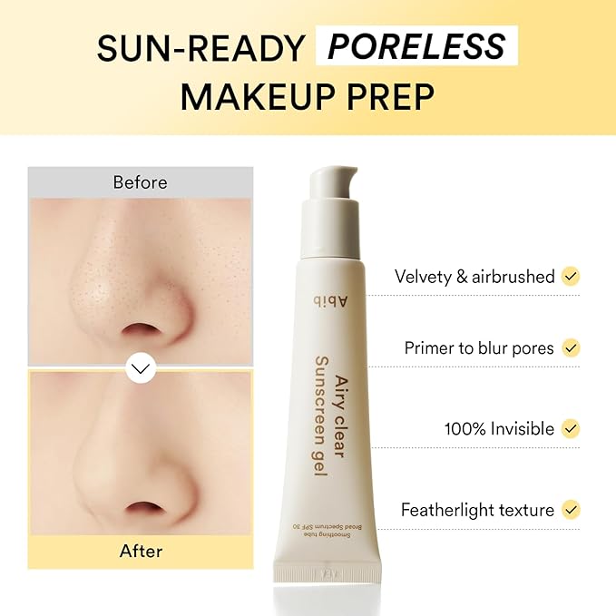 Abib Quick&Airy Sun Care Duo, SPF50+ Broad Spectrum Duo, Glowy & Semi-Matte Sunscreen Set, No White Cast, Lightweight Primer-Like Finish, Korean Sunscreen for All Skin Types, 2 Count