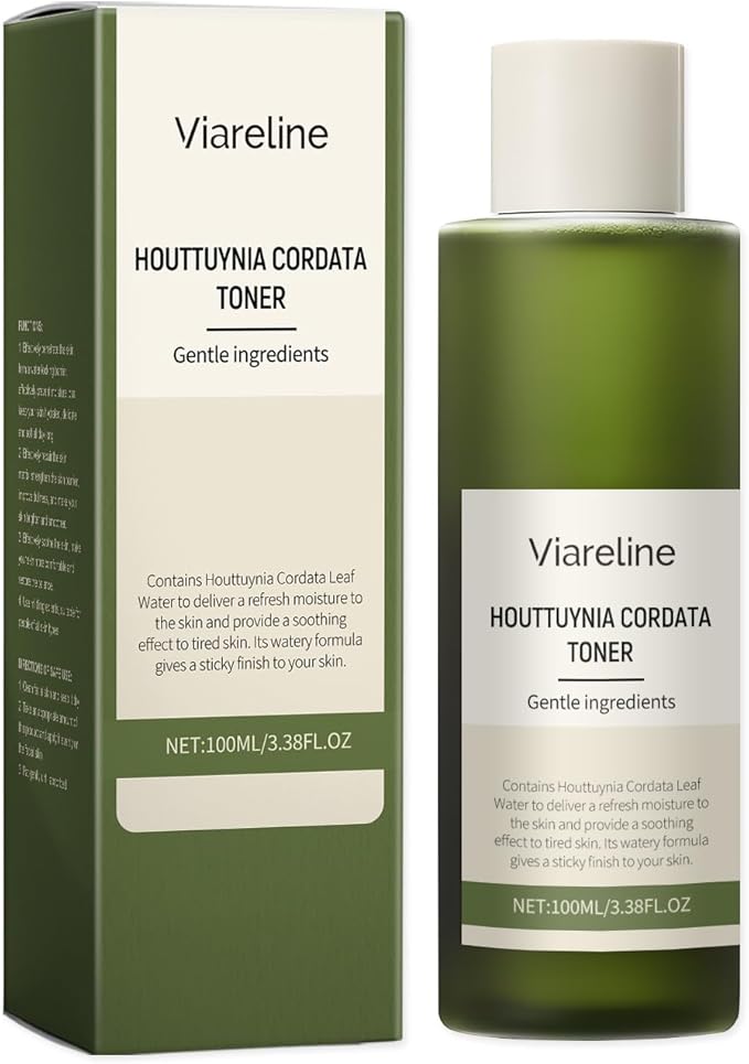 Moisturizing Soothing Toner, Houttuynia cordata Facial Toner soothes Skin and rejuvenates it