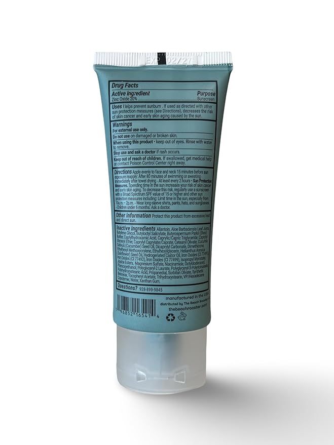 SPF 50 tinted mineral sunscreen face moisturizer