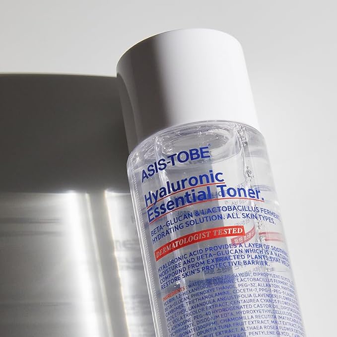 ASIS TOBE Hyaluronic Essential Toner – 200ml | Refreshing, Lightweight Facial Toner | Korean Skincare